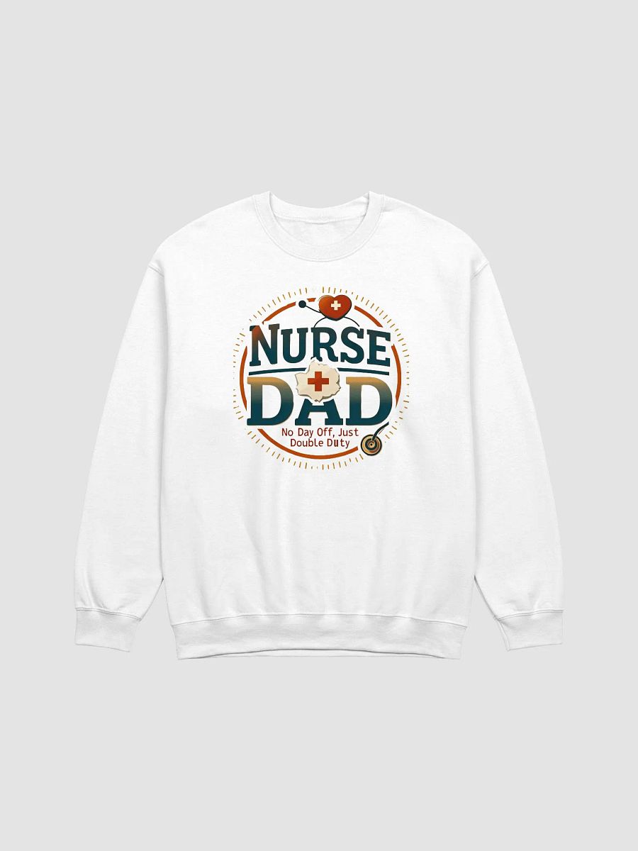 Nurse Dad Double Duty Crewneck Sweatshirt product image (1)