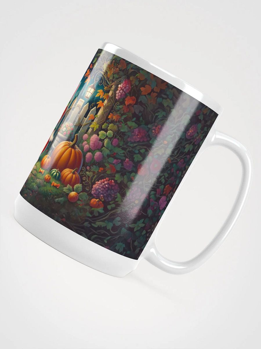 Bunny Rabbit Pumpkin Patch 15 oz White Mug product image (5)