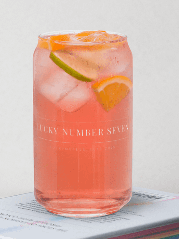 LUCKY NUMBER SEVEN Glass Can: Stay Thirsty Edition product image (1)