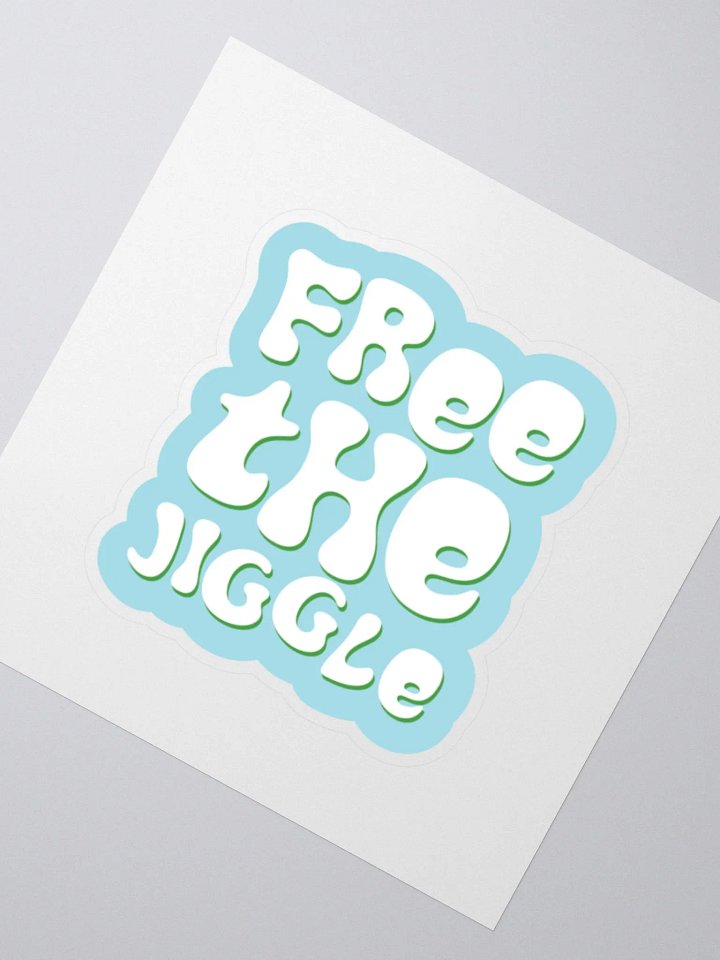 Free the Jiggle Sticker product image (2)