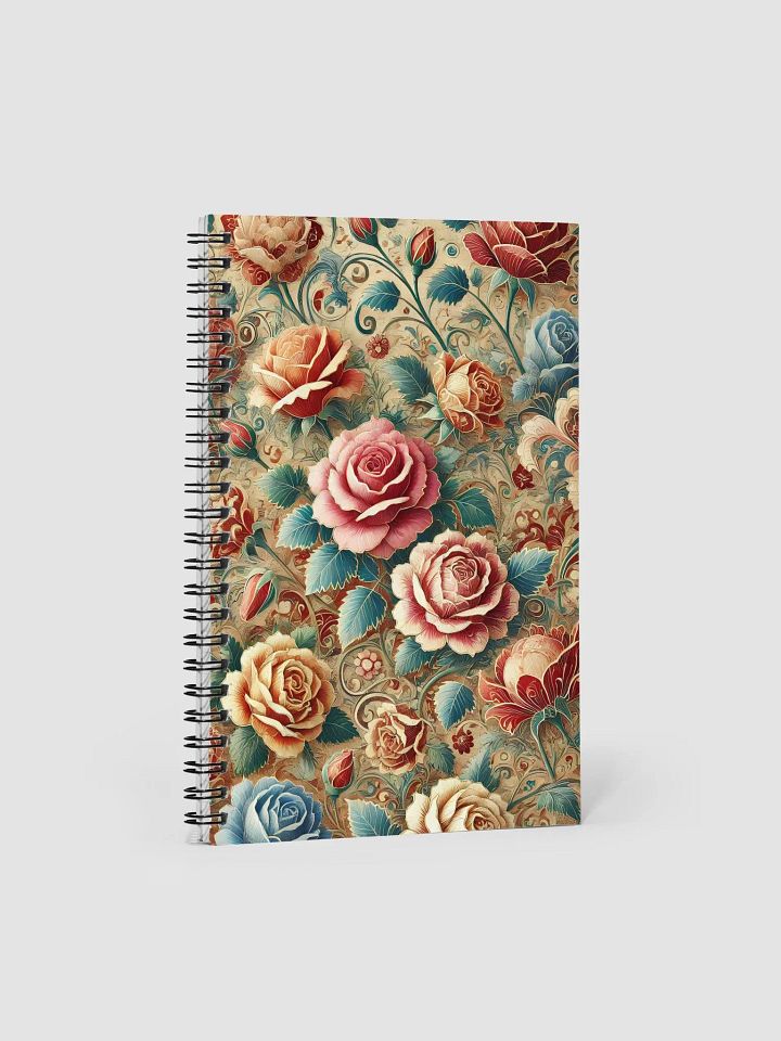 Royal Floral Spiral Notebook product image (1)