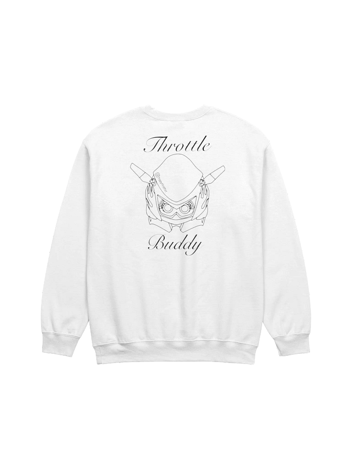 ThrottleBuddy Sweater White product image (1)