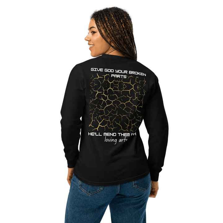 Give God your broken heart Unisex Long sleeve shirt product image (2)