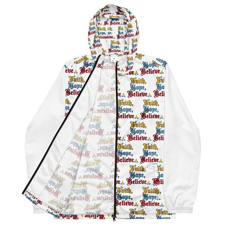 Faith Hope Believe Zipper Hoodie By Chilly Palmer Da Culture Experience product image (2)