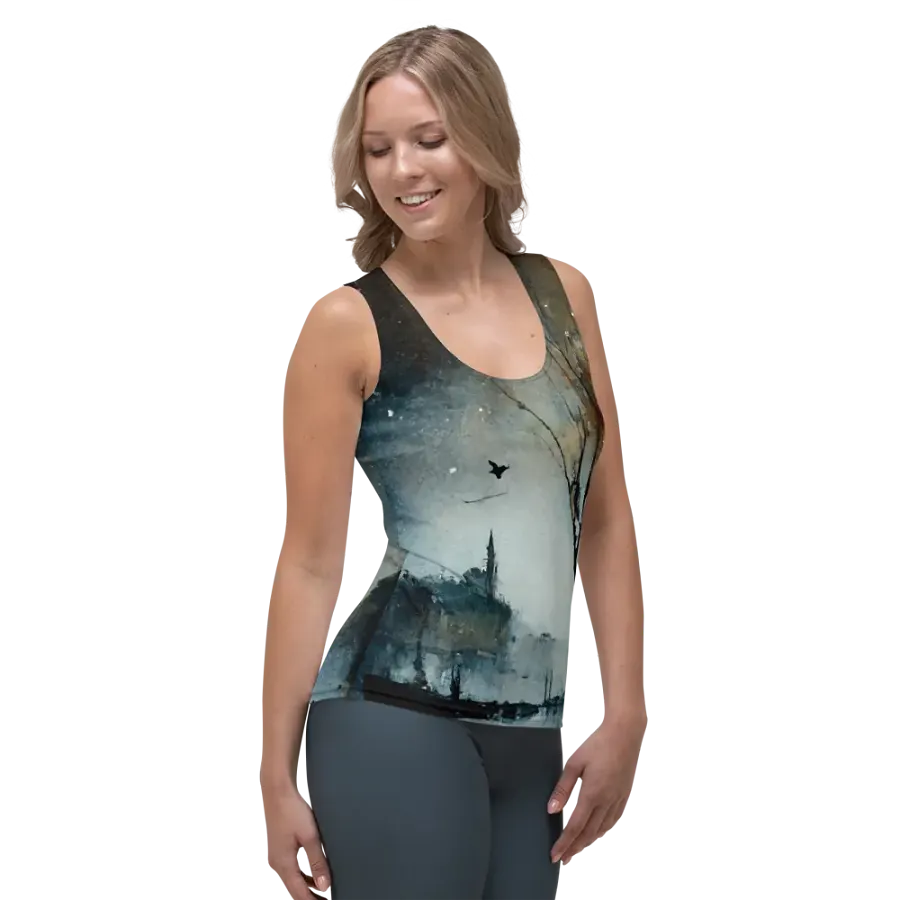Misty Duck All-Over Print Tank Top product image (4)