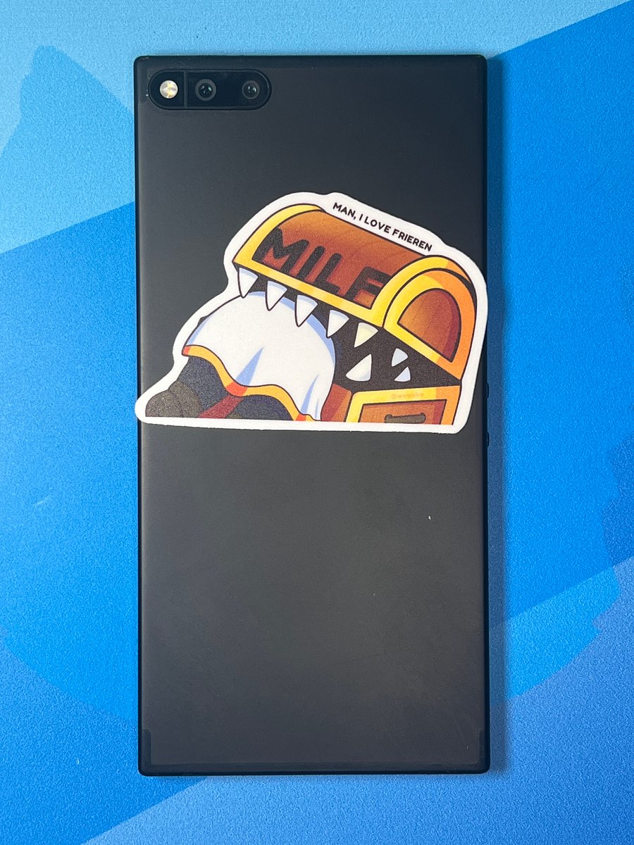 WoWoKo x Potato Fighters - Frieren - MILF (Man I Love Frieren) Mimic Chest - Sticker product image (3)