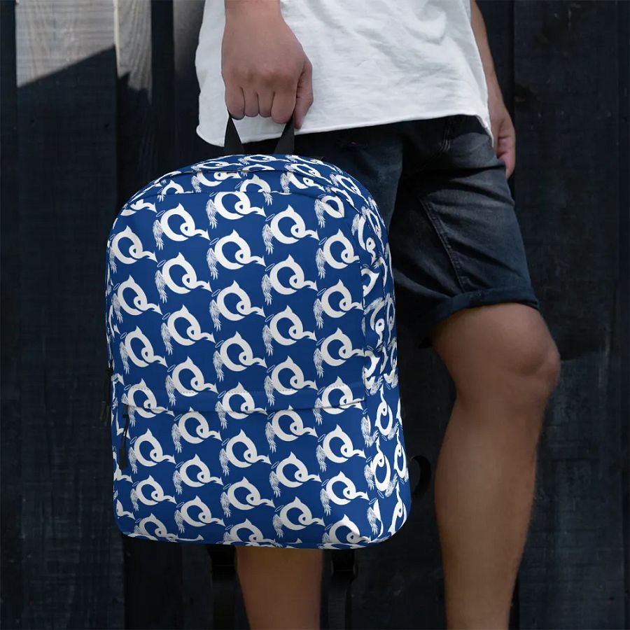 Q vs. Evil Q Blue Backpack product image (4)