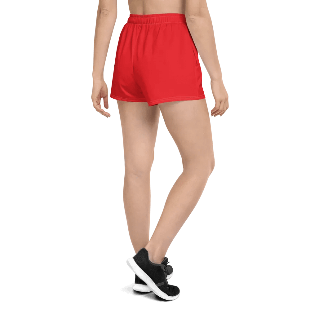 PLAYER 01 Red Stylized Women's Athletic Shorts product image (11)
