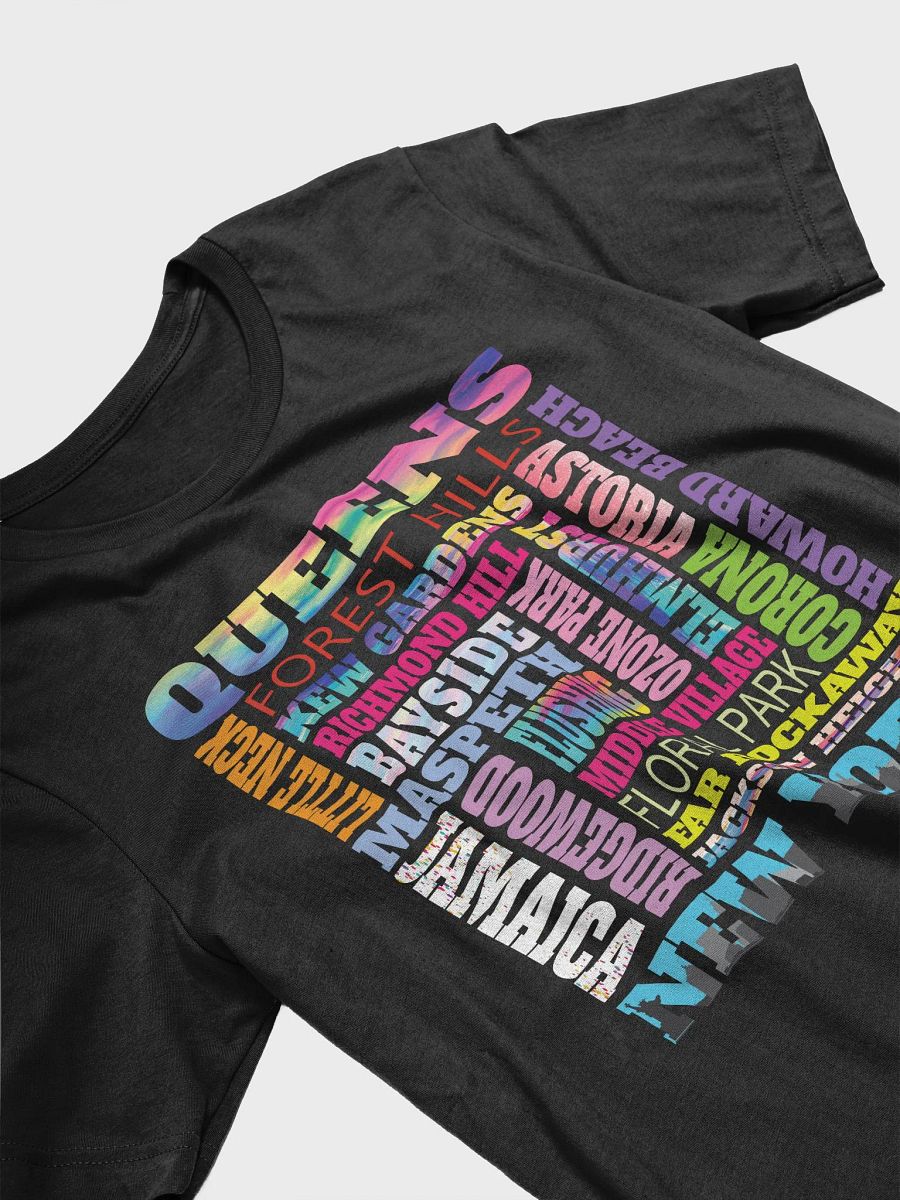 Queens New York Neighborhoods Skyline Pride Gifts T-Shirt product image (4)
