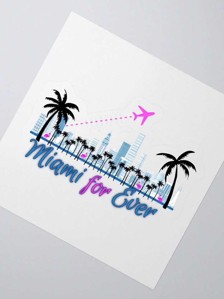 Miami Vibes Kiss Cut Stickers product image (5)