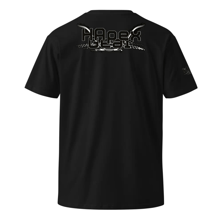 Unisex Premium T-Shirt - Print Embroidered - Black HApex Gear Black Logo product image (1)