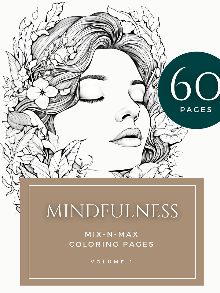 Mindfulness Coloring Book product image (1)