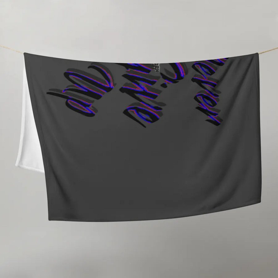 Never Give Up - Eclipse - Throw Blanket product image (9)