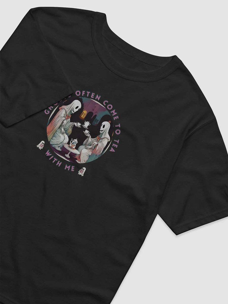 Ghosts often come to tea with me relaxed fit t-shirt product image (15)