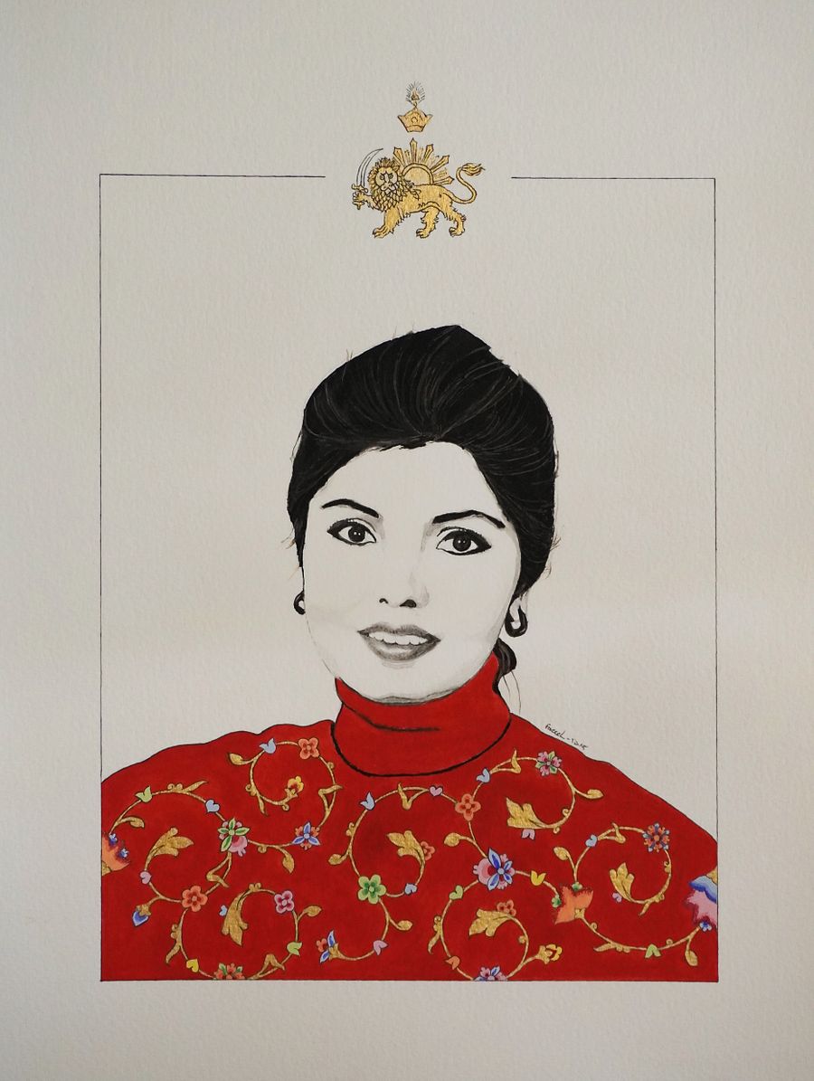 HRH Yasmine Pahlavi Portrait - پرتره والاحضرت یاسمین پهلوی product image (3)