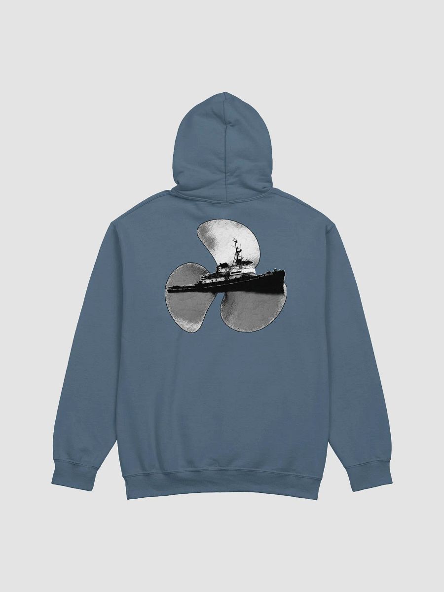 Three blade prop & Jack tug Hoodie product image (1)