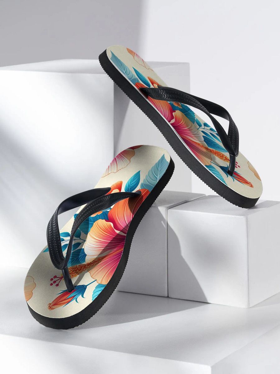 Hibiscus Scene Flip Flops product image (3)