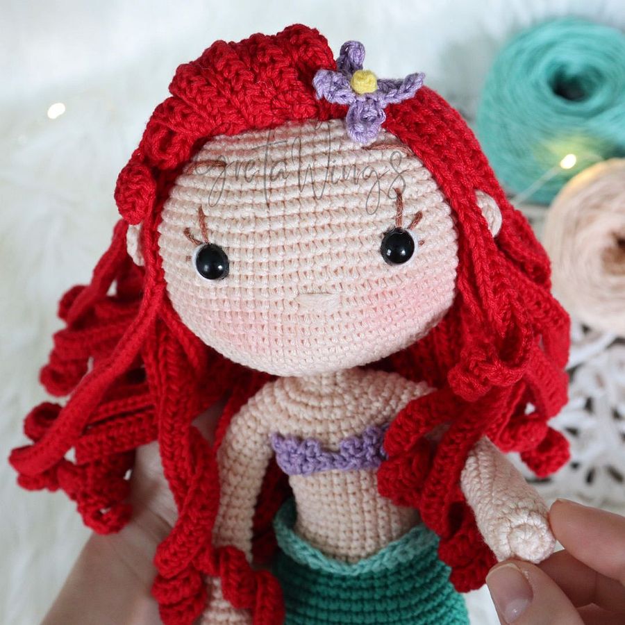 Patrón de Amigurumi de Sirenita (Descarga Digital) product image (5)
