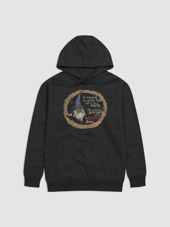 A wizard is never late for pizza! Hoodie product image (2)