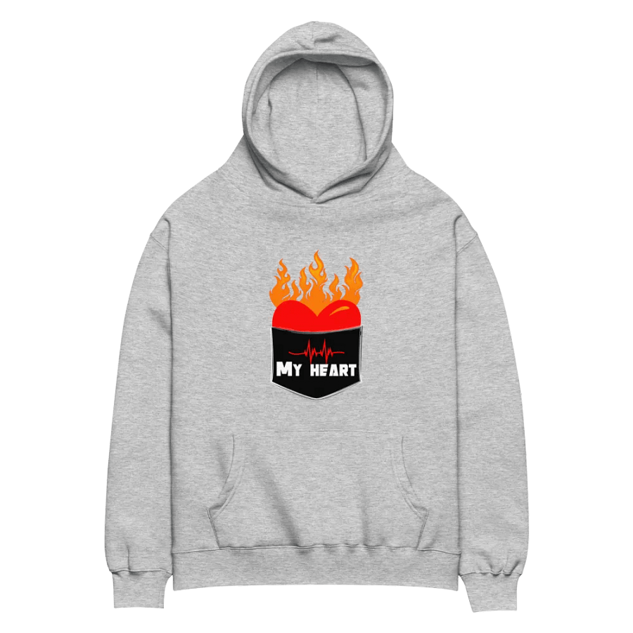 My heart on fire for your love unisex hoodie product image (5)