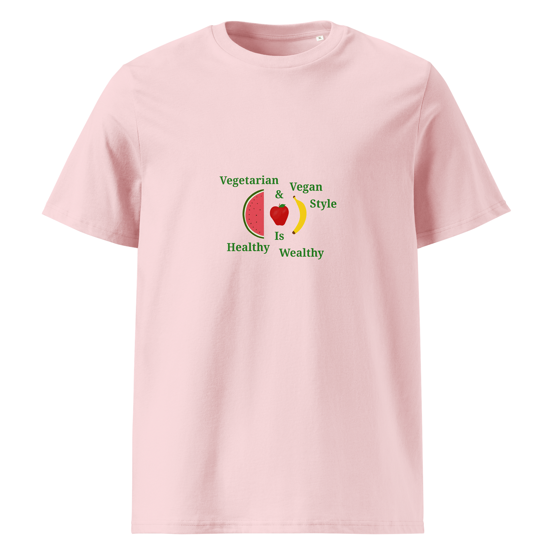 Healthy Wealthy Vegetarian & Vegan Tee product image (2)