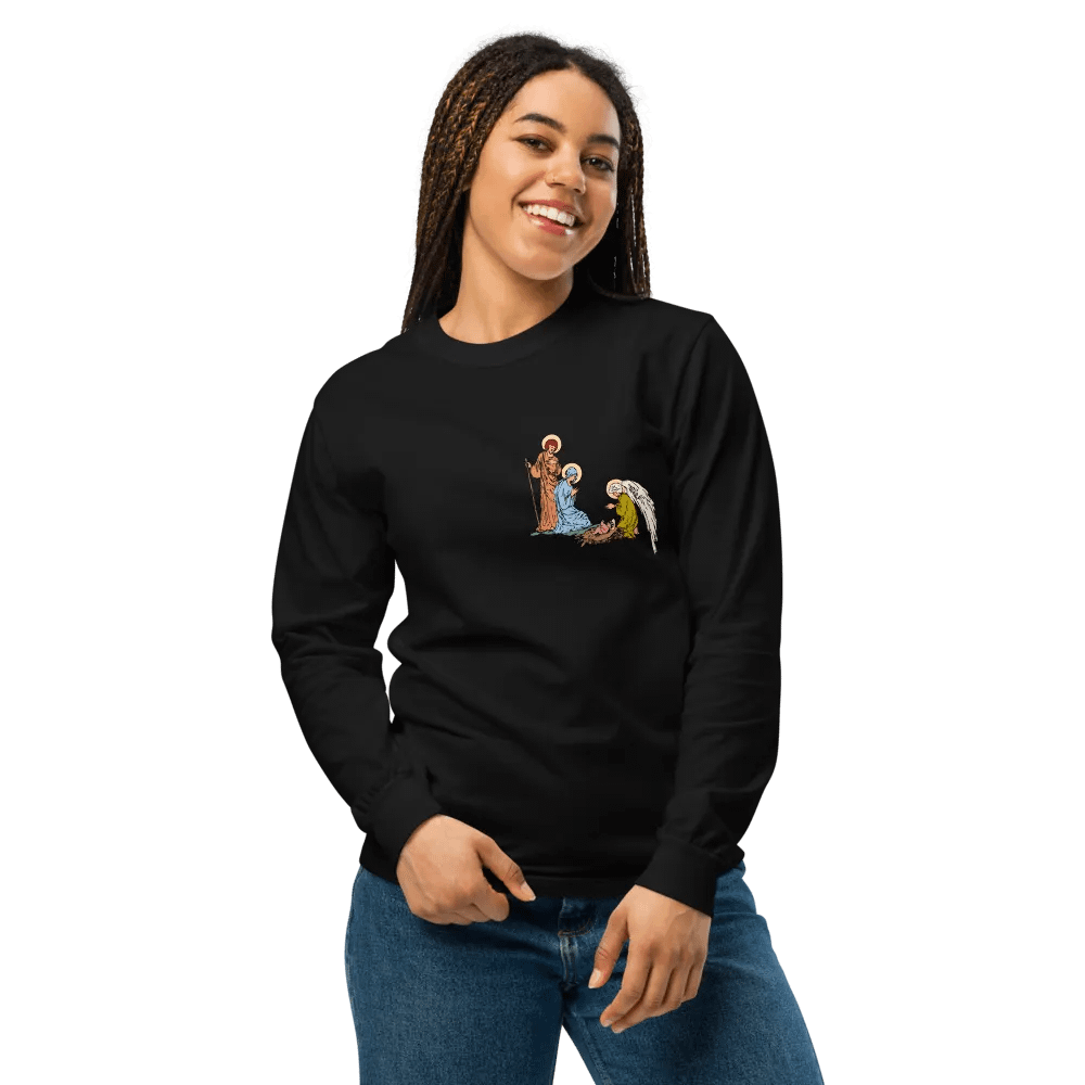Divine Nativity Unisex Long Sleeve Shirt product image (4)