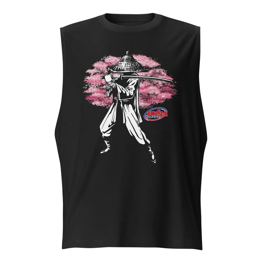 Cherry Blossom & Samurai Muscle Tank Top product image (1)