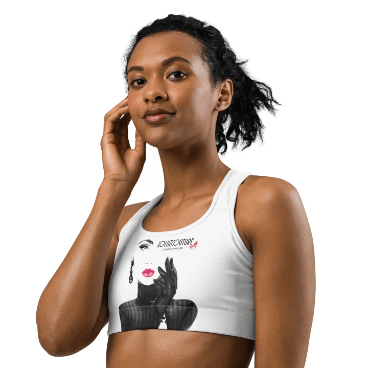 "LoluzCouture Chic Elegance" Sports Bra product image (2)