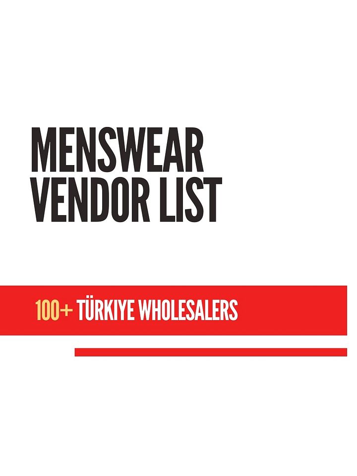 Turkiye Menswear Wholesale Vendor List product image (1)