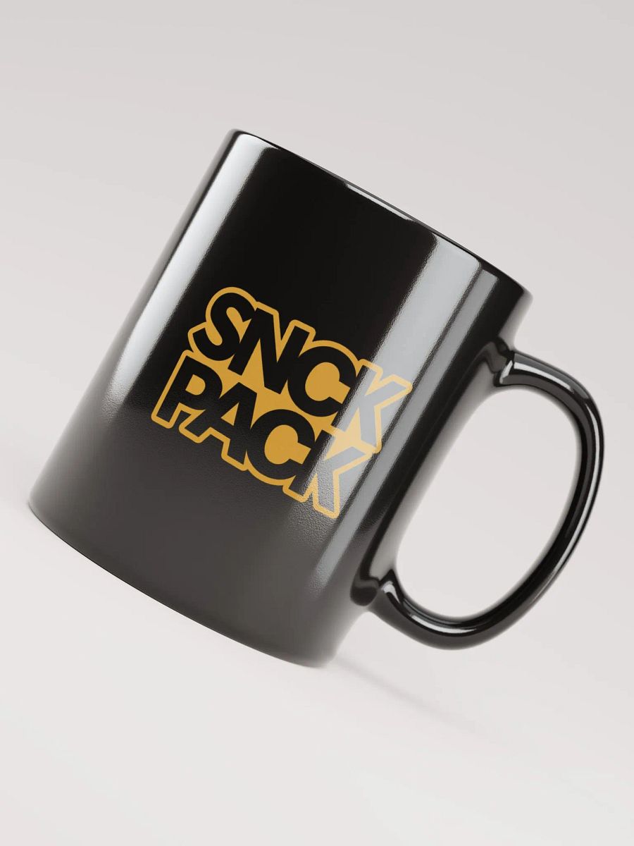 Gold Snck Pack on Black Mug product image (3)