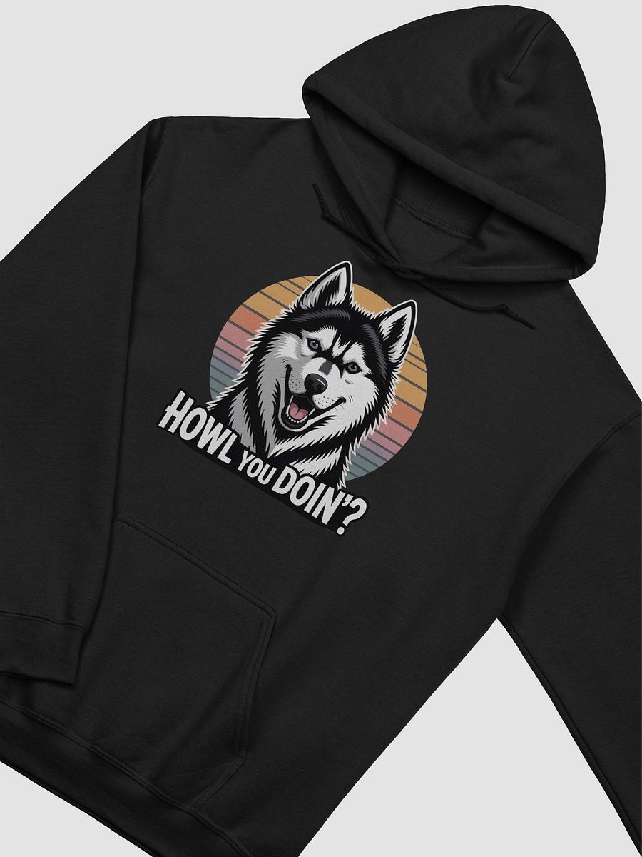 Retro Husky Howl Classic Hoodie product image (27)