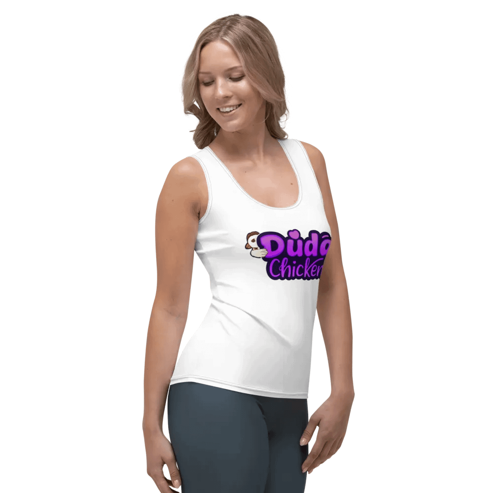 Dudachicken Peeking All-Over Print Women's Tank Top product image (6)