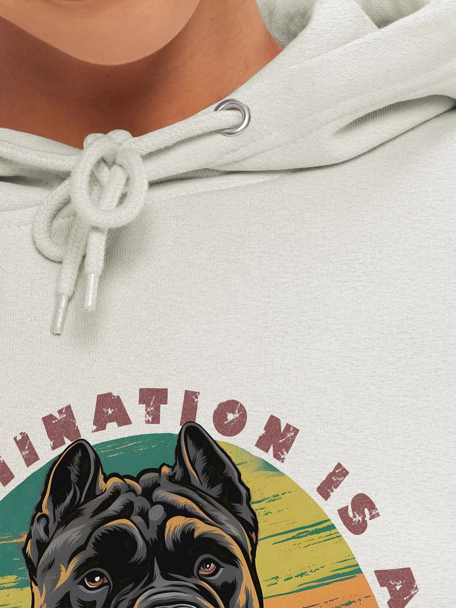 Black Cane Corso Retro Hoodie – Vintage Color Dog Lover Apparel product image (27)
