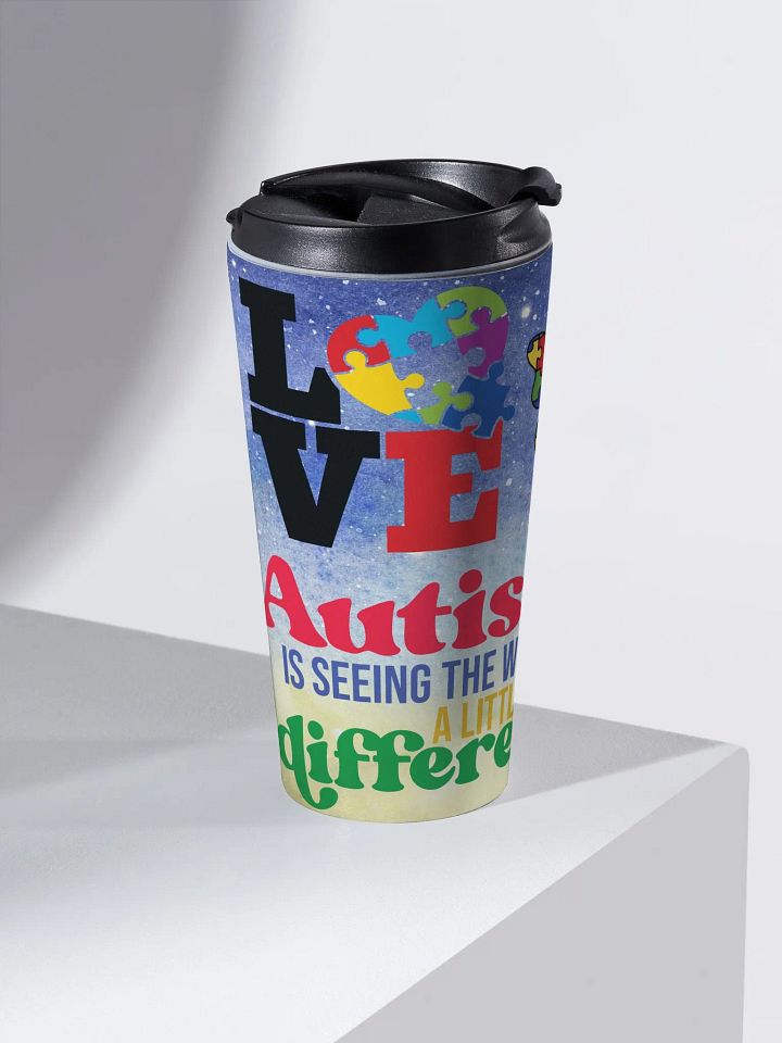 Love & Acceptance Autism Awareness Travel Mug product image (2)