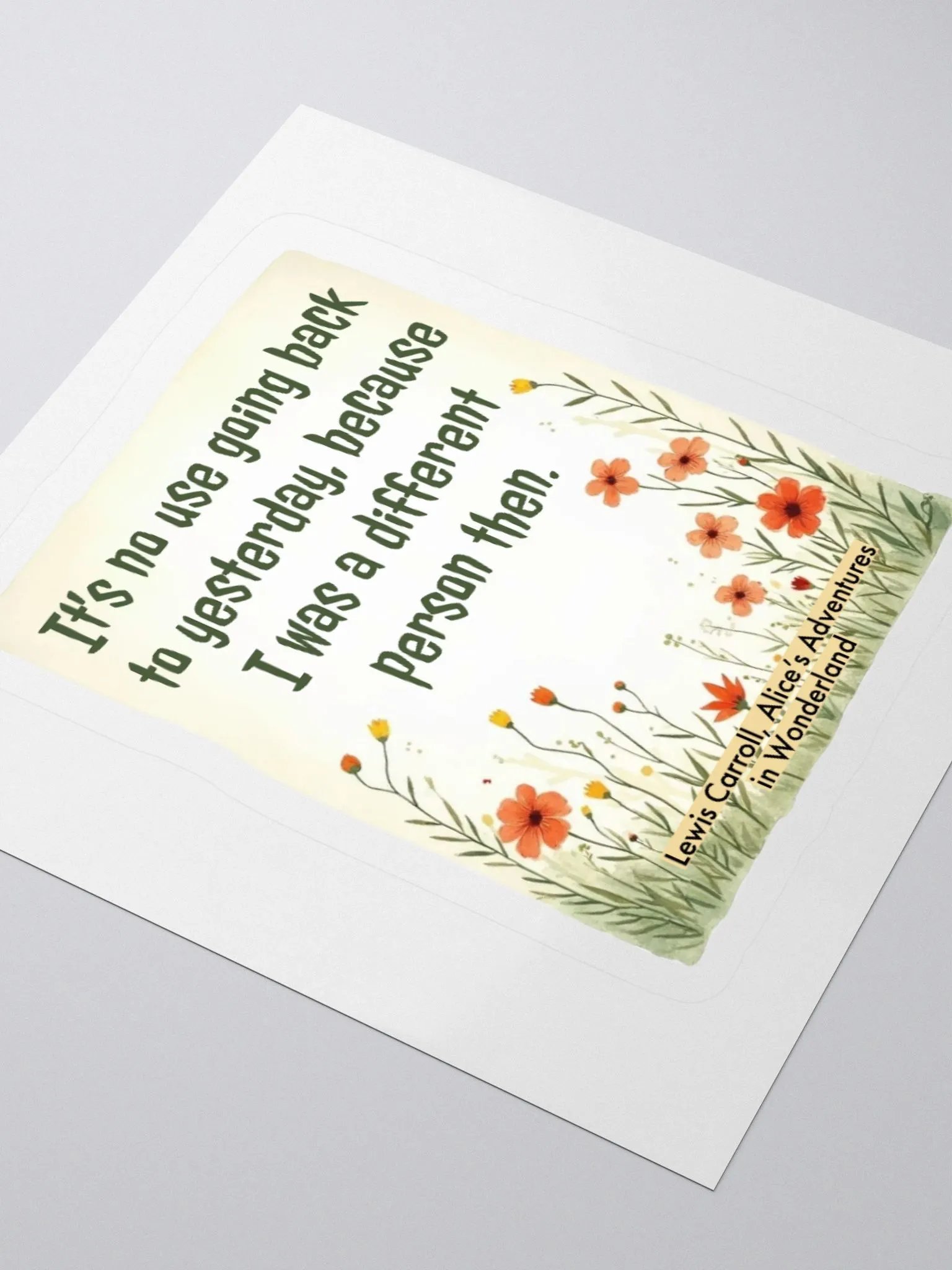 Different Person Carroll Sticker product image (7)