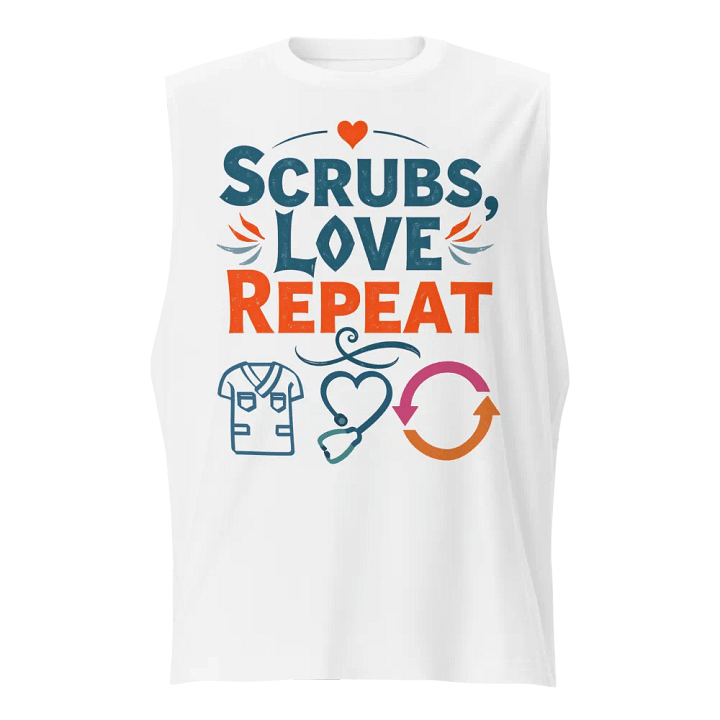 Heartfelt Scrubs Muscle Tank product image (5)