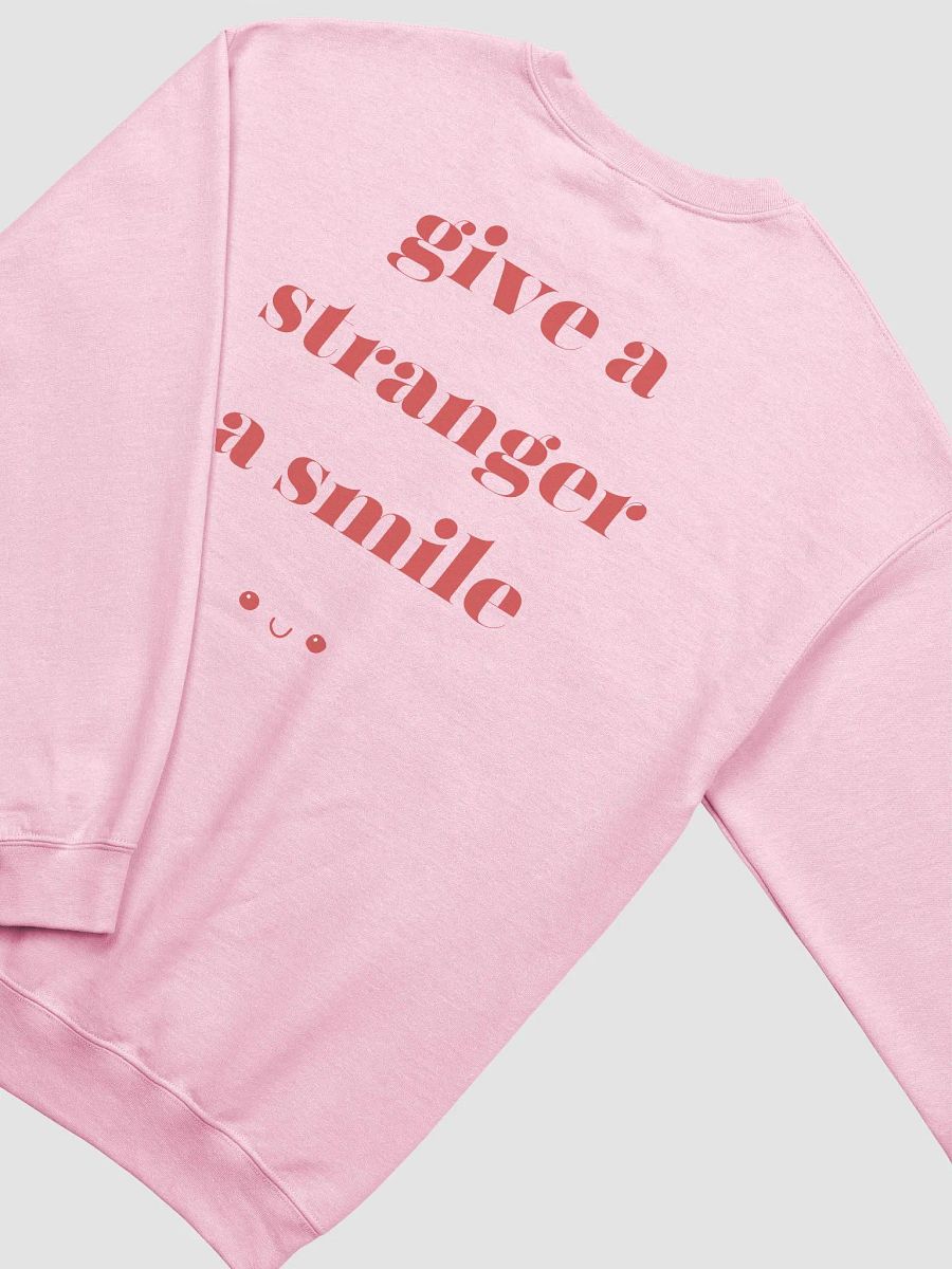 Give a Stranger a Smile Pink Sweatshirt product image (1)