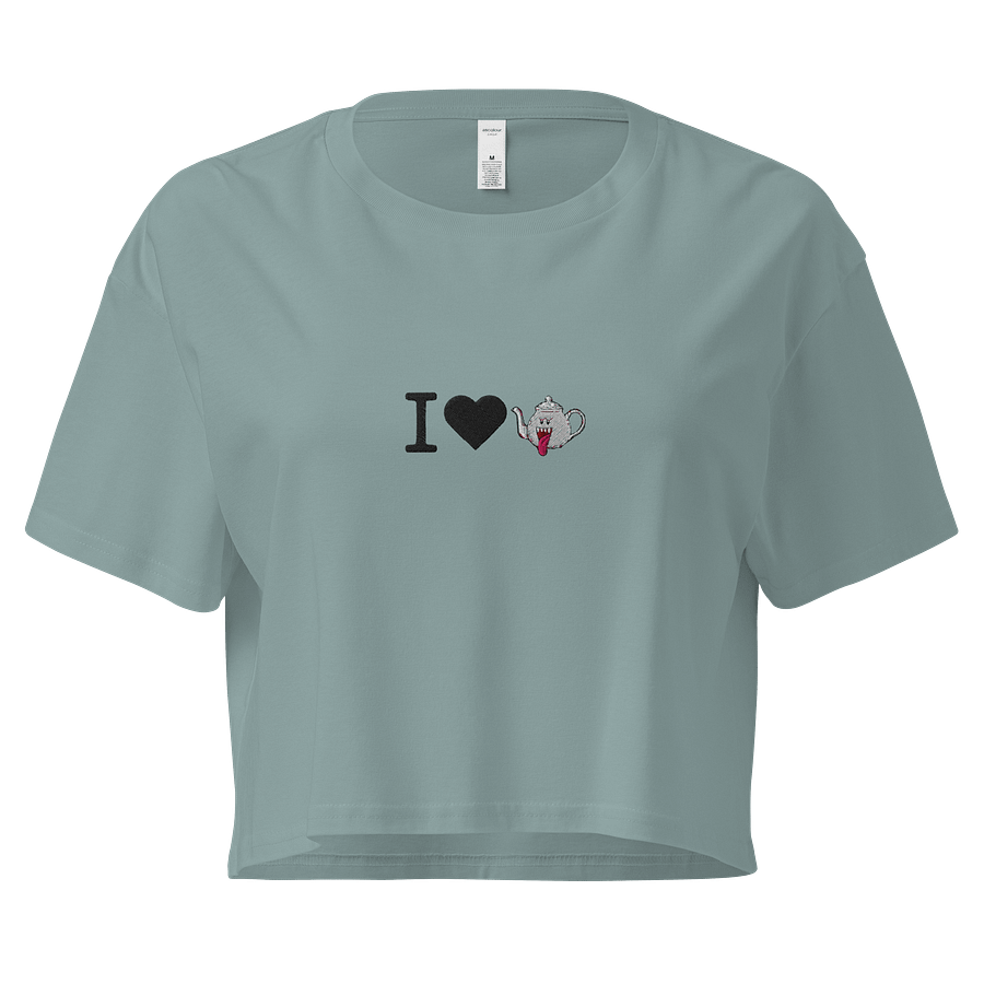 I Love Boo-Tea Embroidered Crop Top product image (18)