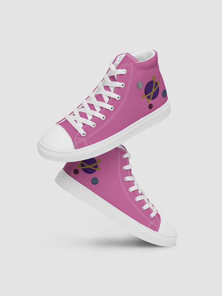 Women’s high top canvas shoes - Pink product image (1)