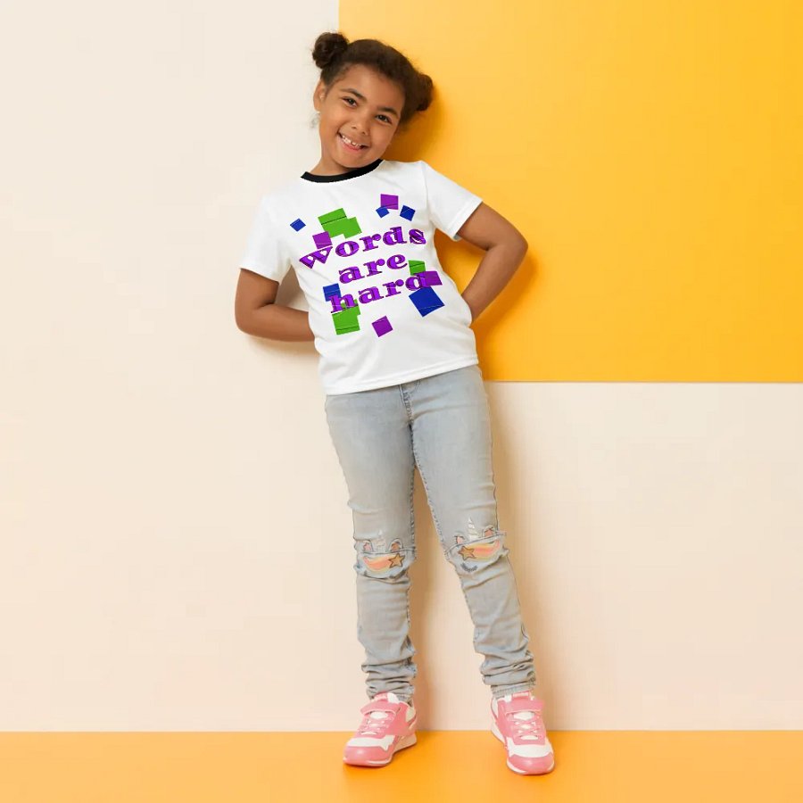 Words are hard Kids T-Shirt product image (6)