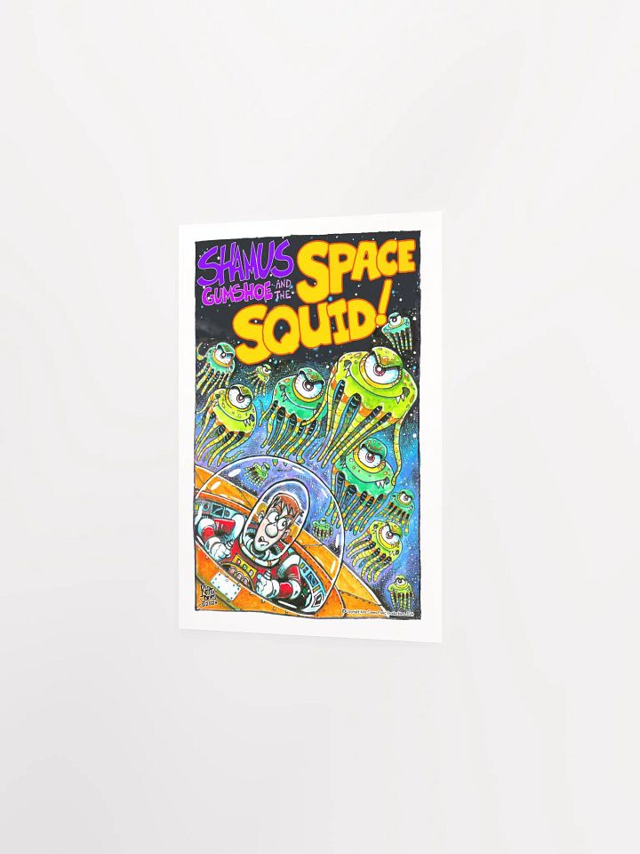 ATTACK OF THE KILLER SPACE SQUID POSTER product image (2)