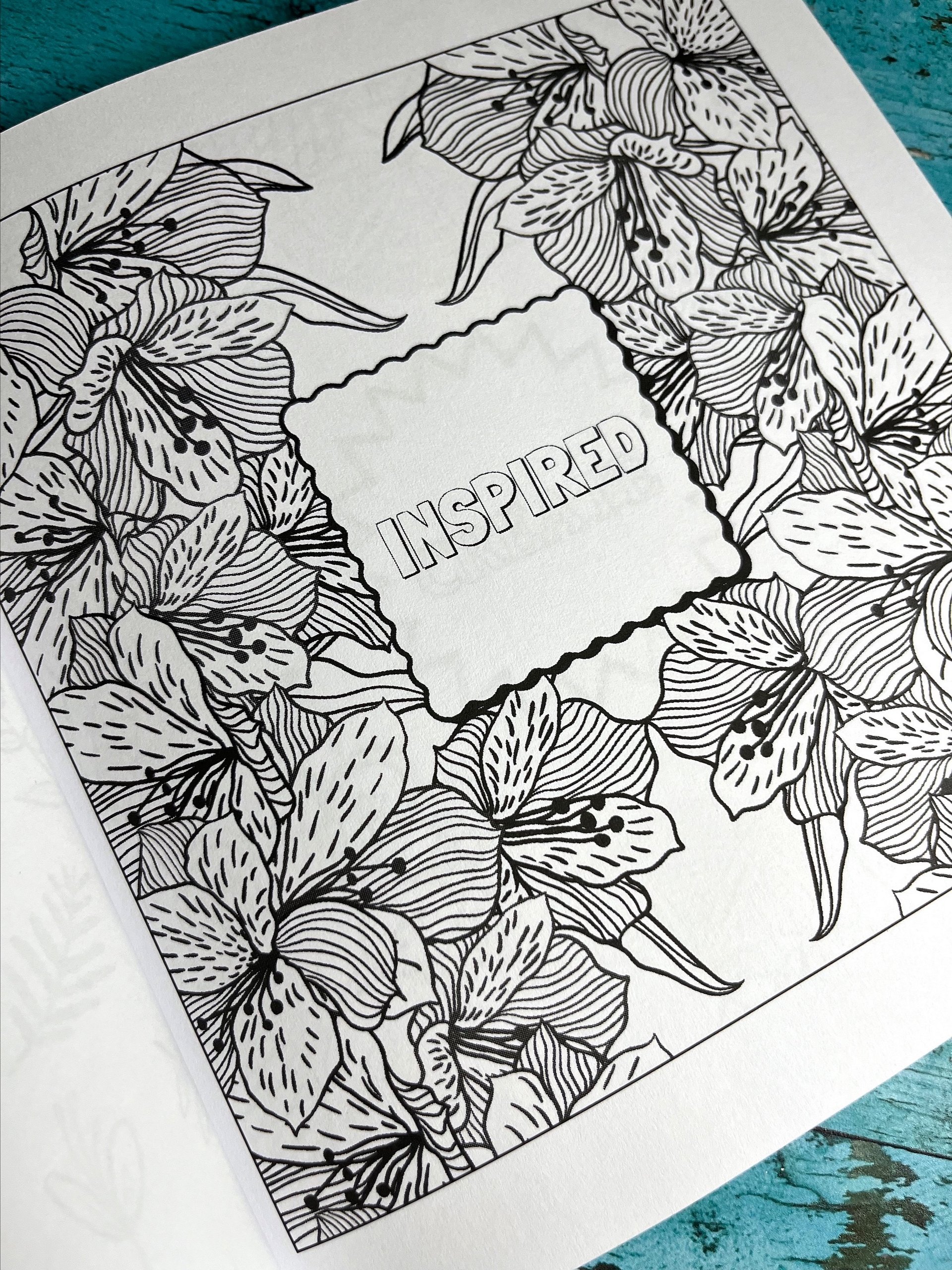 Little Coloring Book of Beautiful Words by JC product image (2)