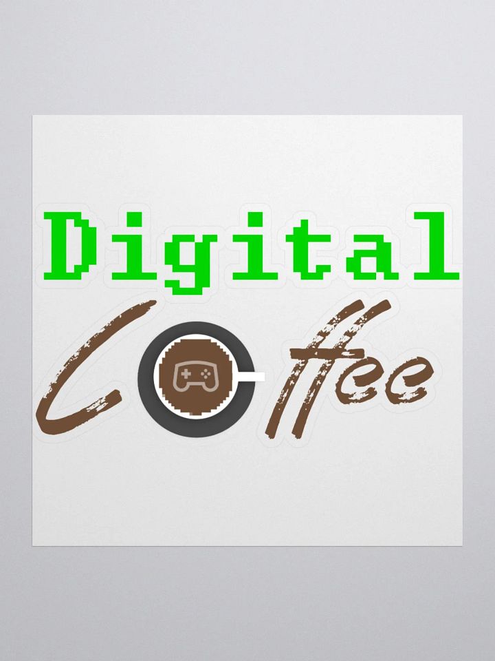 Digital Coffee: Gaming Brew Sticker product image (1)
