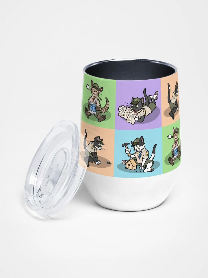 Goop Troop 4-Panel Wine Tumbler product image (2)