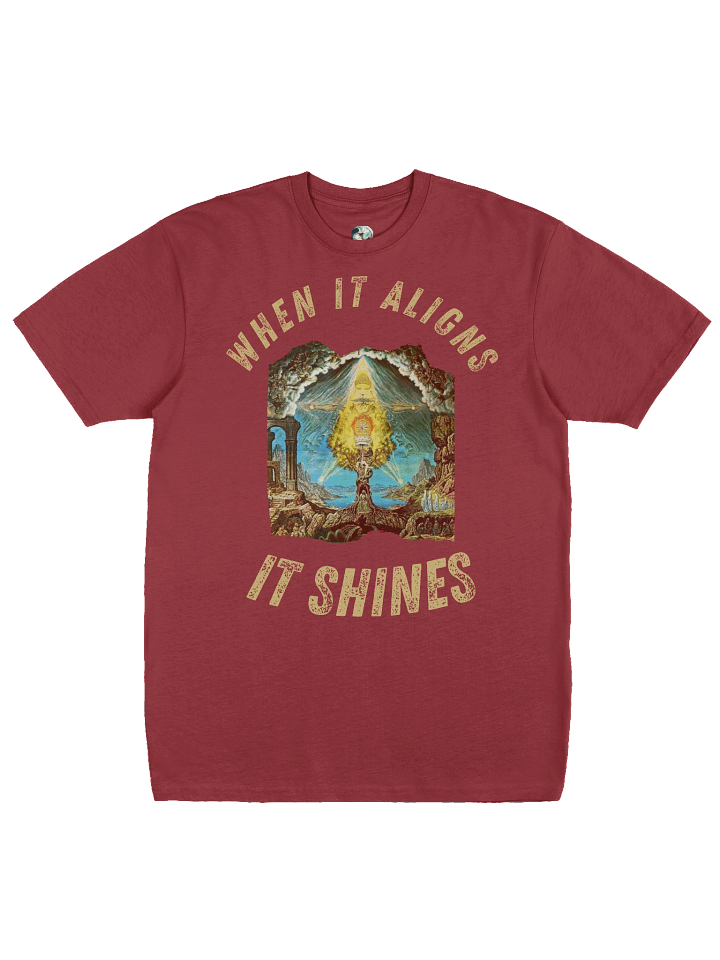 T-Shirt - Male - %100 Cotton - When it Aligns it Shines product image (1)