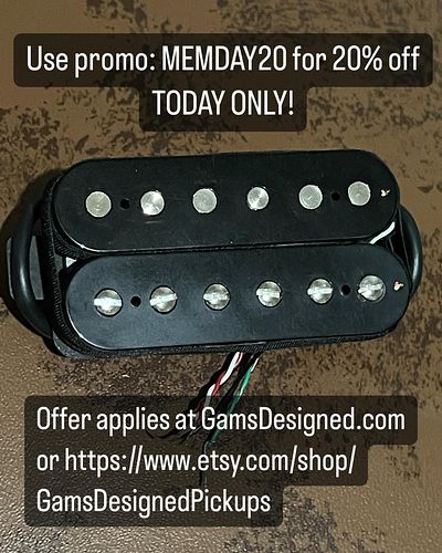 MEMORIAL DAY MADNESS – ONE DAY ONLY!

20% OFF EVERYTHING.
You heard right—first-ever discount on GD Pickups, including the sa...