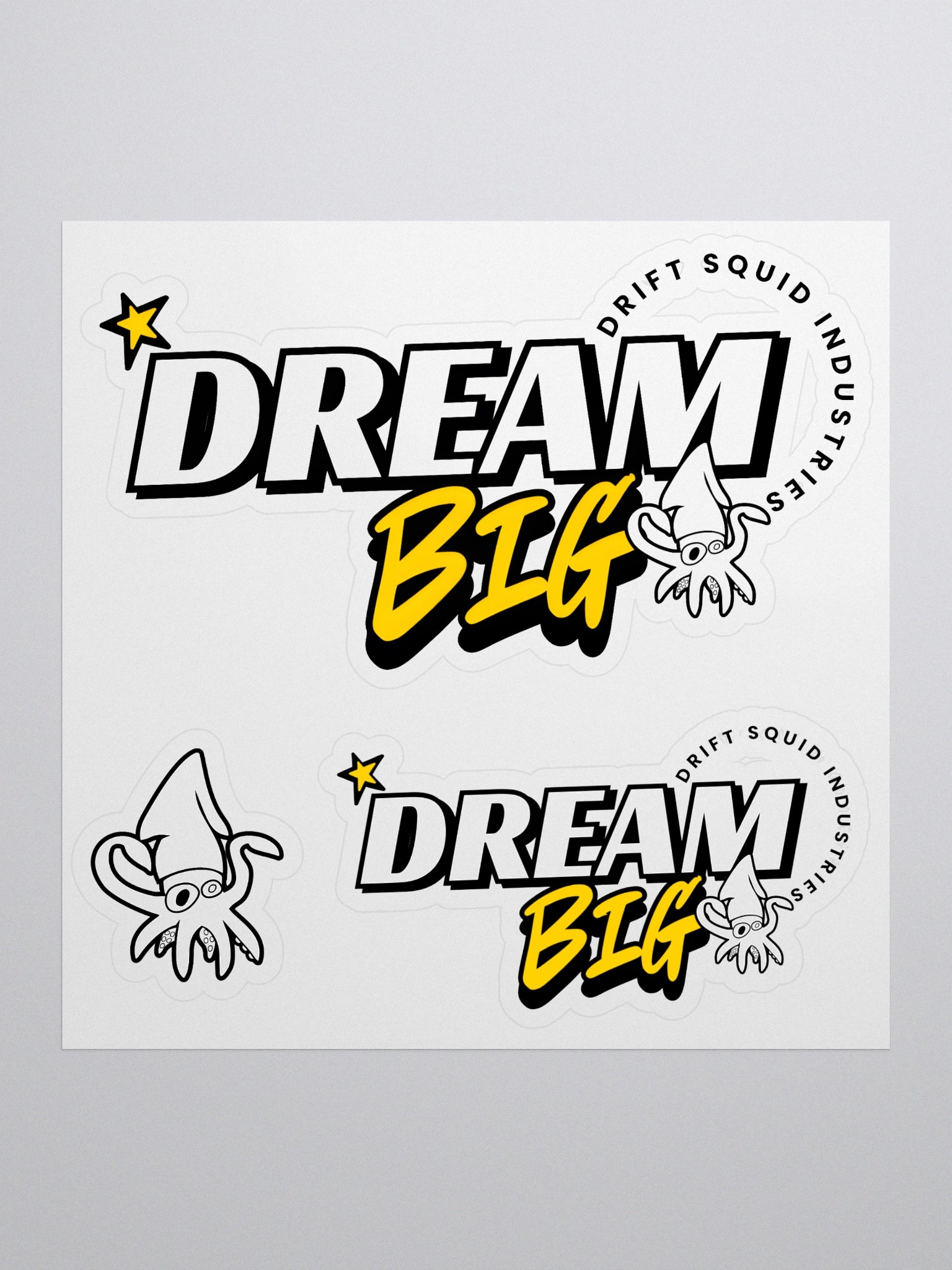 SQUID EDITION DREAM BIG STICKER PACK product image (1)