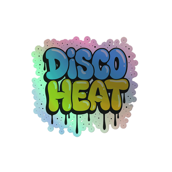 Disco Heat Throw Up Holographic Sticker Set product image (2)