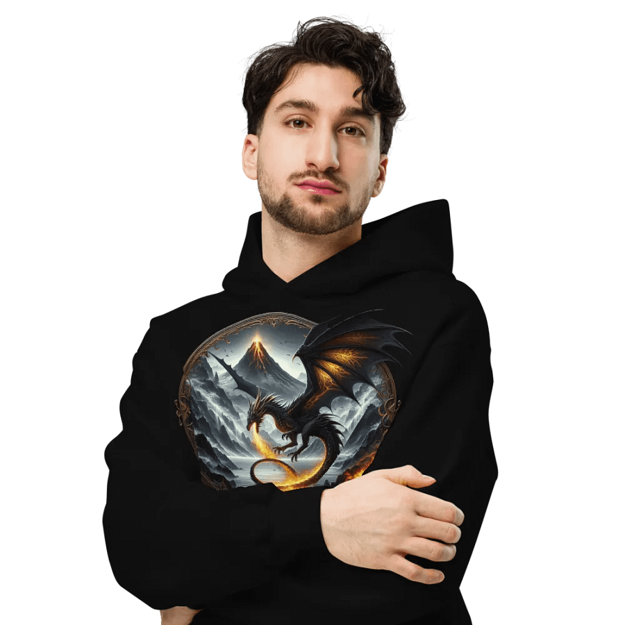 Majestic Dragon's Fury Hoodie product image (6)