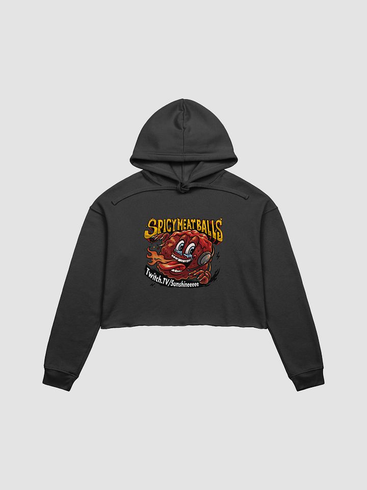 Spicy Meatballs Crop Top Hoodie product image (1)